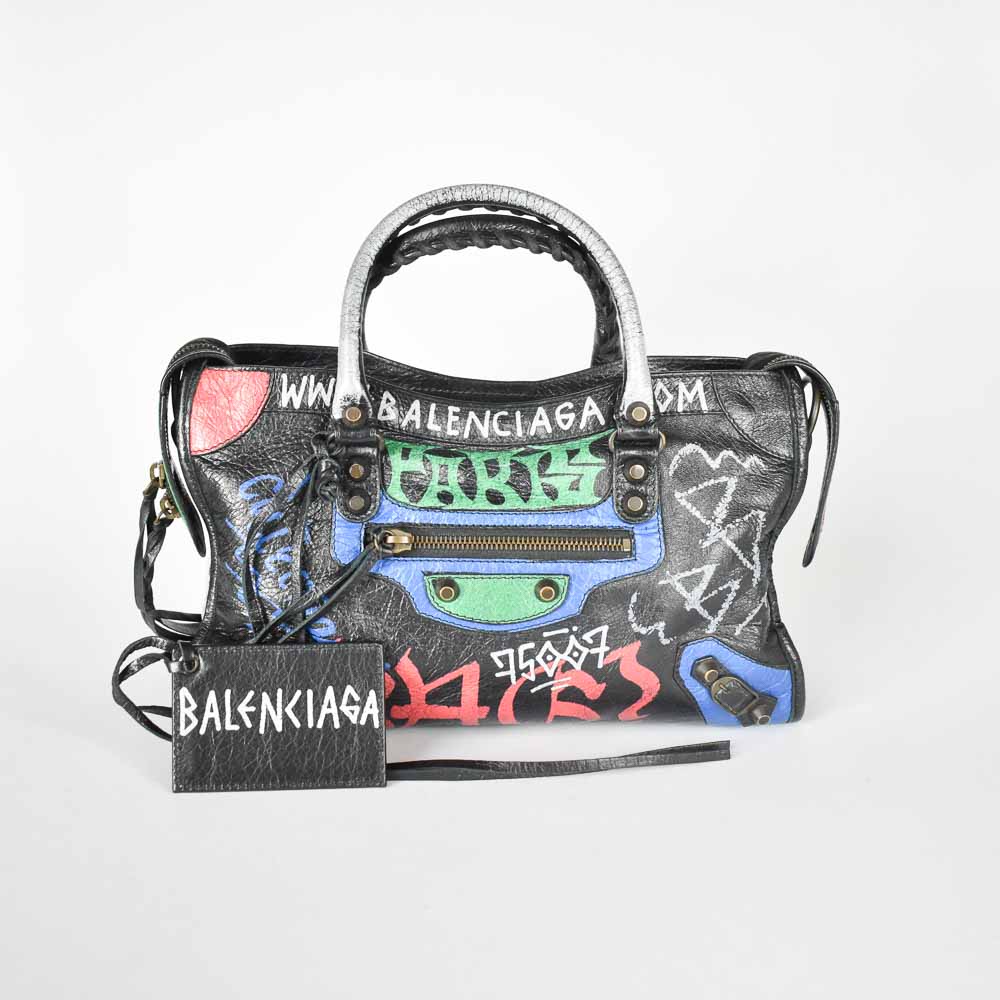 BALENCIAGA GRAFFITI CITY SMALL BAG UNBOXING & Q&A 