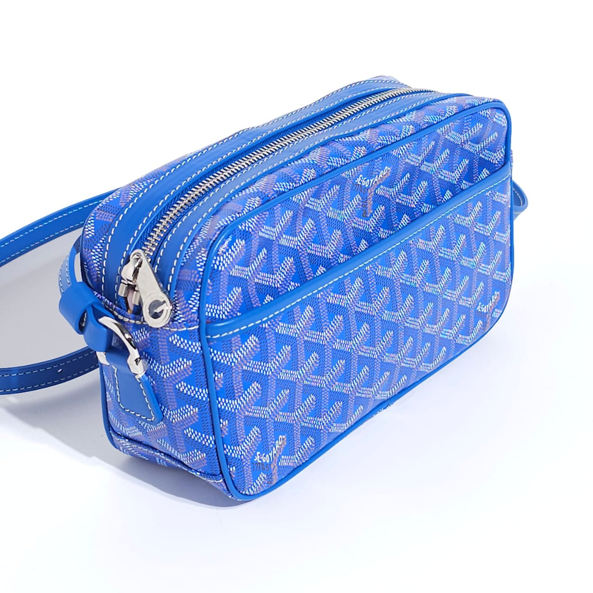 Goyard Goyardine Sac Rouette PM - Blue Shoulder Bags, Handbags